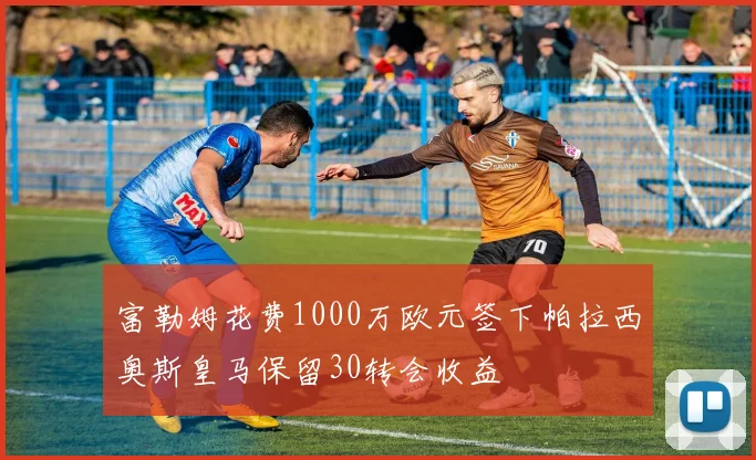 富勒姆花费1000万欧元签下帕拉西奥斯皇马保留30转会收益